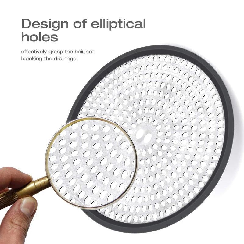 Stainless Steel Shower Drain Hair Catcher Mesh